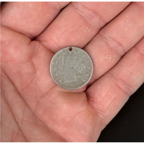 1883 Liberty Head Nickel Love Token Coin