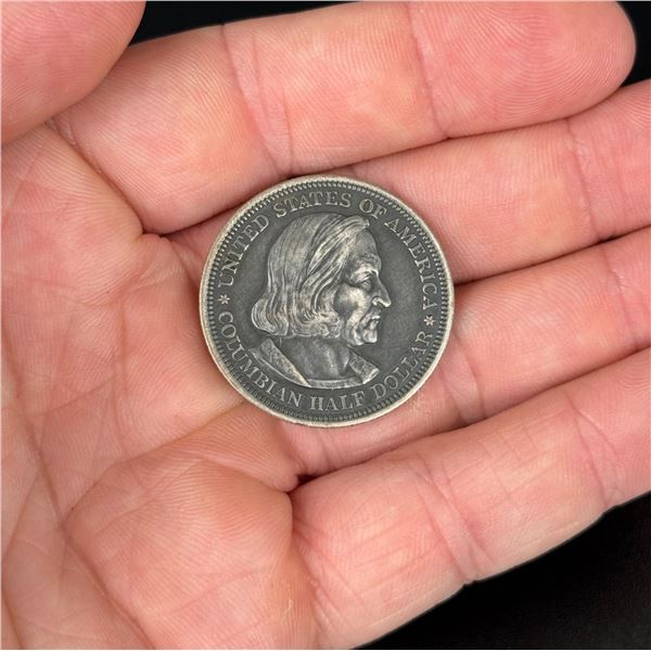 1893 Columbian Exposition Silver Half Dollar