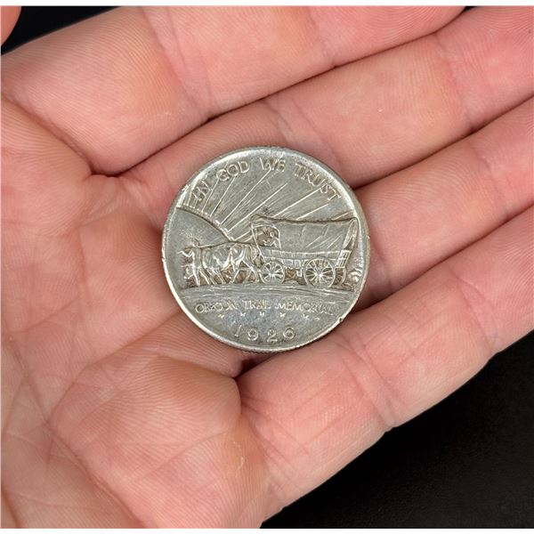 1926 Oregon Trail Memorial Silver Half Dollar