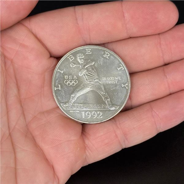 1992 Olympic Games Baseball Silver Dollar