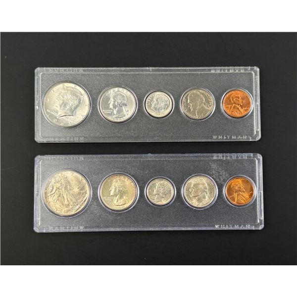 1944 and 1964 Silver Coin Mint Sets
