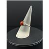 Image 2 : Valerio Sterling Silver Baltic Amber Ring