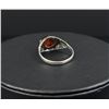 Image 3 : Valerio Sterling Silver Baltic Amber Ring