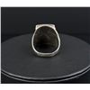 Image 4 : Navajo Sterling Silver Chip Inlay Ring