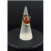 Image 1 : Sterling Silver Baltic Amber Ring