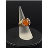 Image 1 : Sterling Silver Baltic Amber Ring