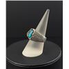 Image 3 : Navajo Sterling Silver Turquoise Ring