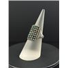 Image 3 : Zuni Sterling Silver Snake Eye Turquoise Ring