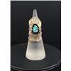 Image 1 : Navajo Sterling Silver Turquoise Ring