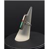 Image 3 : Zuni Sterling Silver Turquoise Pearl Ring