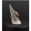 Image 4 : Sterling Silver Bali Baltic Amber Ring