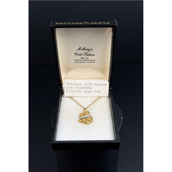 Molberg Gold Palace 21K Gold Nugget Pendant