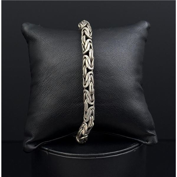 Sterling Silver Byzantine Rope Bracelet
