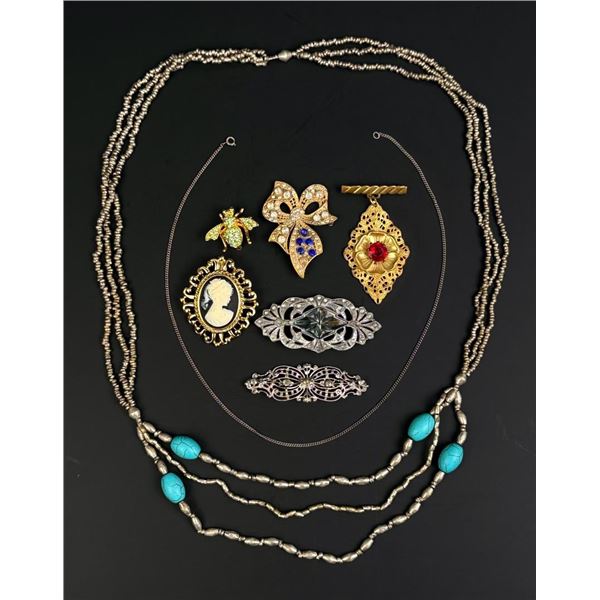 Collection of Rhinestone Costume Jewelry