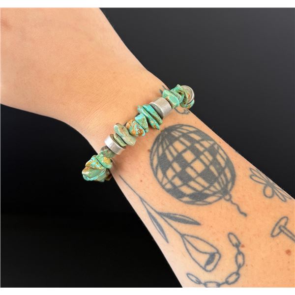 Robert Lee Morris Sterling Turquoise Bracelet
