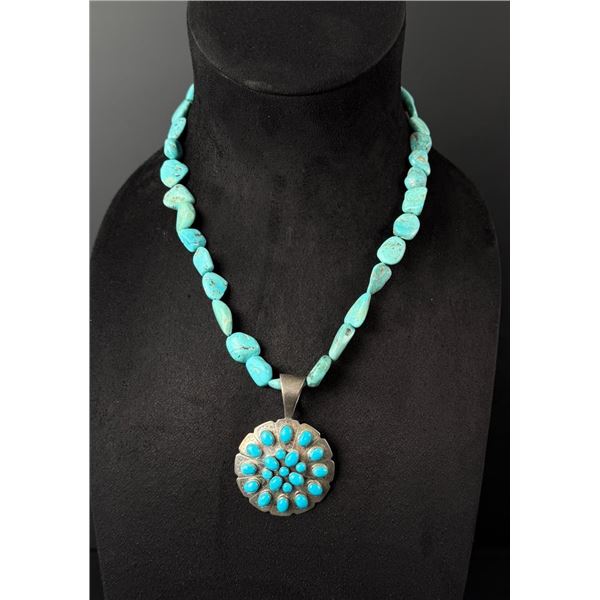 Jay King Desert Rose Trading Sterling Necklace