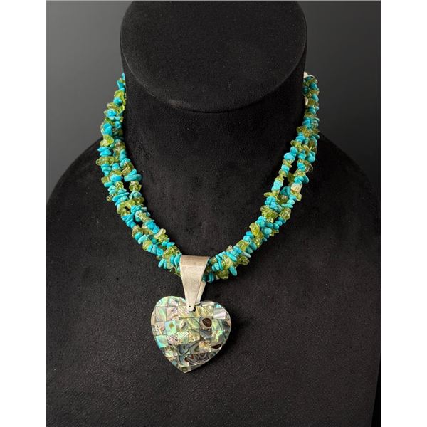 Jay King Desert Rose Trading Abalone Necklace