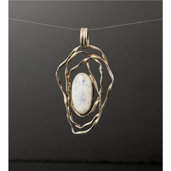 Sterling Silver Moonstone Pendant