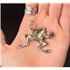 Image 2 : Sterling Silver Frog Brooch
