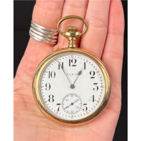Antique Elgin Model 7 Pocket Watch
