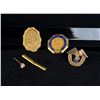 Image 1 : Collection of Gold Filled Service Pins