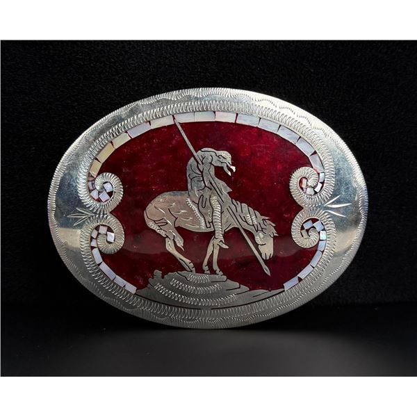 Johnson & Held End of the Trail Belt Buckle