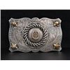 Image 1 : Sterling Silver Keyston Bros Cowboy Belt Buckle