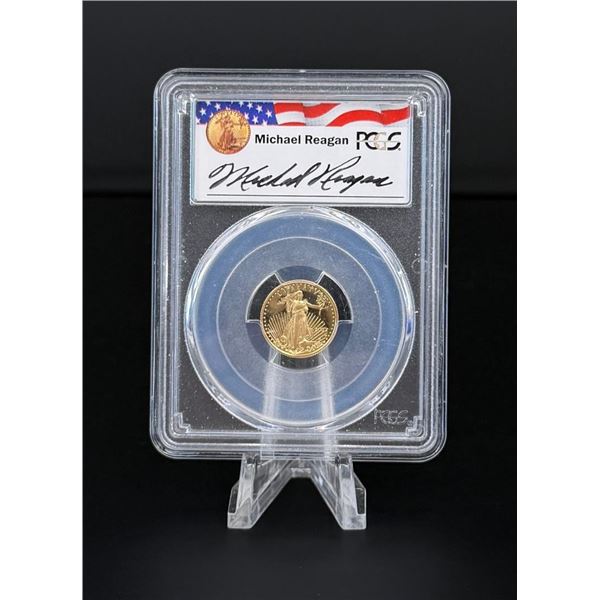 2002 W PCGS PR69 Gold Eagle 1/10 oz Gold Coin