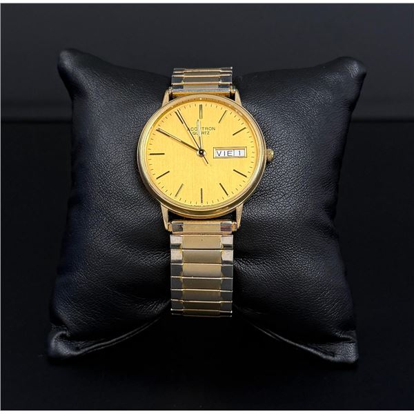 14k Gold Bulova Accutron Quartz Watch