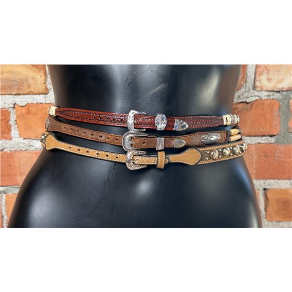 Western Leather Cowboy Hat Bands