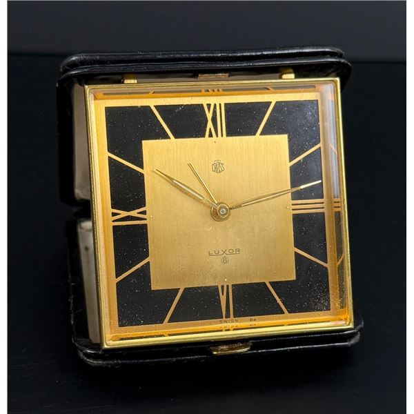 Luxor Eight Day Travel Alarm Clock