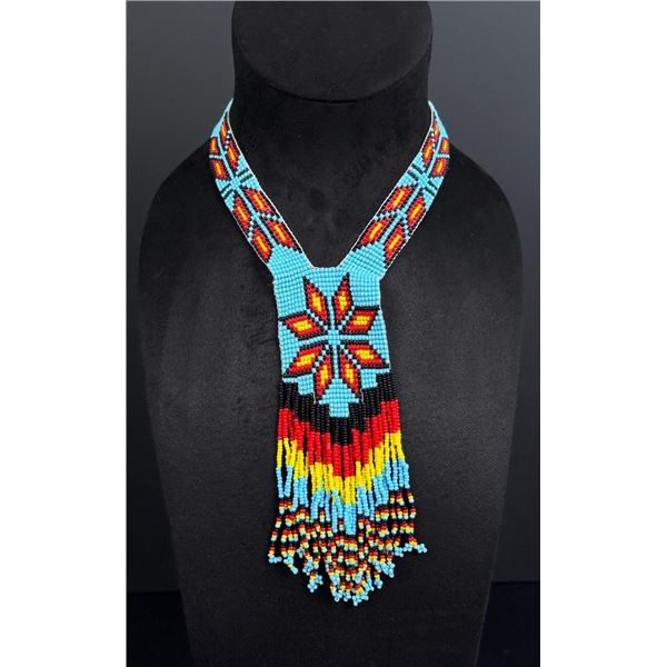 Blackfoot Native American Indian Beaded Necklace
