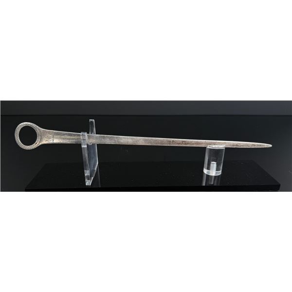 British Sterling Silver Meat Skewer
