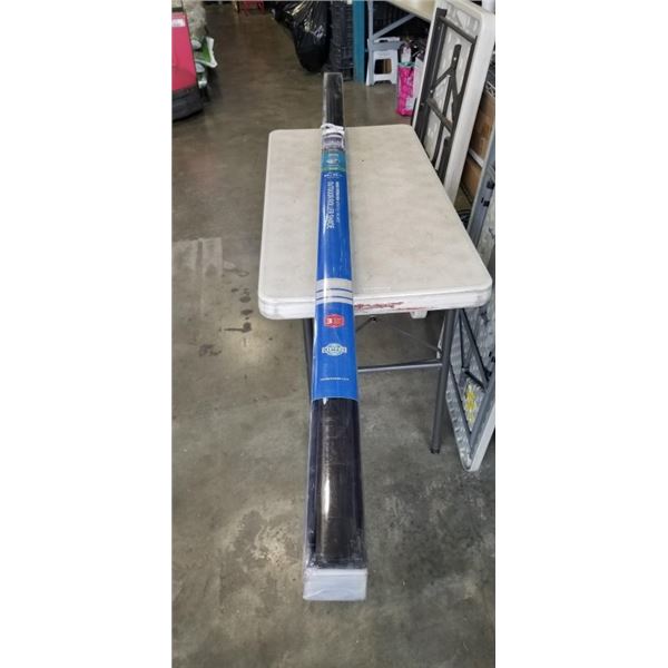 NEW COOLAROO OUTDOOR ROLLER SHADE WAND OPERATION WITH FULL VALENCE, 96 X 96 INCH