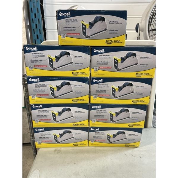 9 EXCELL EXTRA WIDE MULTI-ROLLS TAPE DISPENSERS