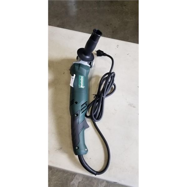 AS NEW METABO HEAVY DUTY ELECTRIC ANGLE GRINDER.