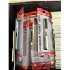 Image 3 : TRAY OF ALUMINNUM POCKET LEVELS & CARPENTER PENCILS