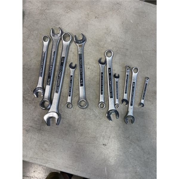 SET OF 11 WRENCHES