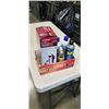 Image 1 : HUSKY SIPHON FEED HVLP SPRAY GUN,2 CANS GLASS CLEANER, CAN WD-40 AND CAN OF RAID