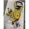 Image 1 : TRAY OF TOOLS INCLUDING DEWALT CORDLESS IMPACT DRIVER, TRAILBLAZER WORKLIGHT, 3 OUTLET EXTENSION COR