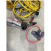 Image 4 : TRAY OF TOOLS INCLUDING DEWALT CORDLESS IMPACT DRIVER, TRAILBLAZER WORKLIGHT, 3 OUTLET EXTENSION COR
