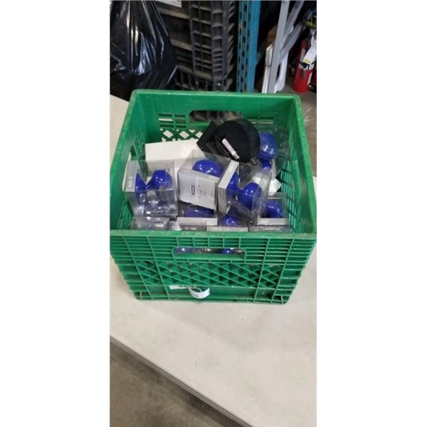 CRATE OF NEW E-BOY DIGITAL ALARM CLOCKS AND WRIST WATCHES