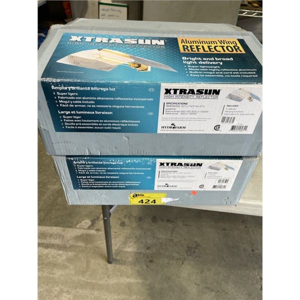 2 XTRASUN ALUMINUM WING REFLECTORS