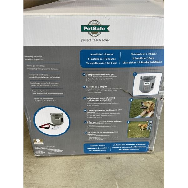PETSAFE WIRELESS PET CONTAINMENT SYSTEM. WORKING. MISSING 2 FLAGS