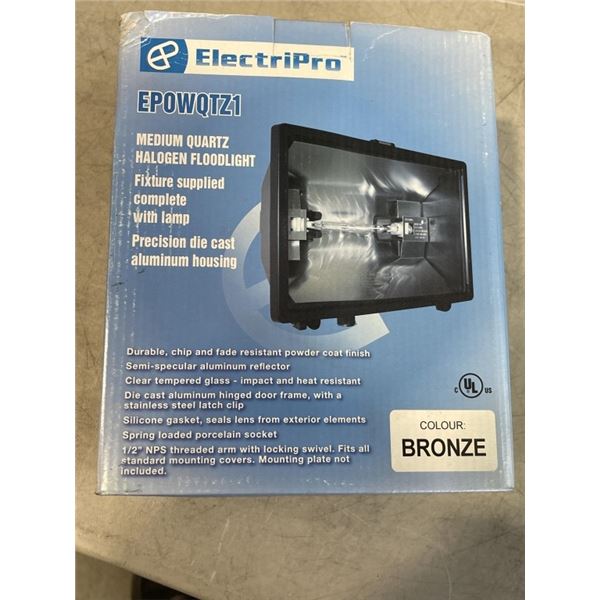 12 ELECTRIPRO MEDIUM QUARTZ HALOGEN FLOODLIGHTS