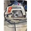 Image 3 : PLASTIC TOTE OF POWER TOOLS INCLUDING CIRCULAR SAWS, DRILLS, JIG SAWS, SANDERS ETC. WORKING