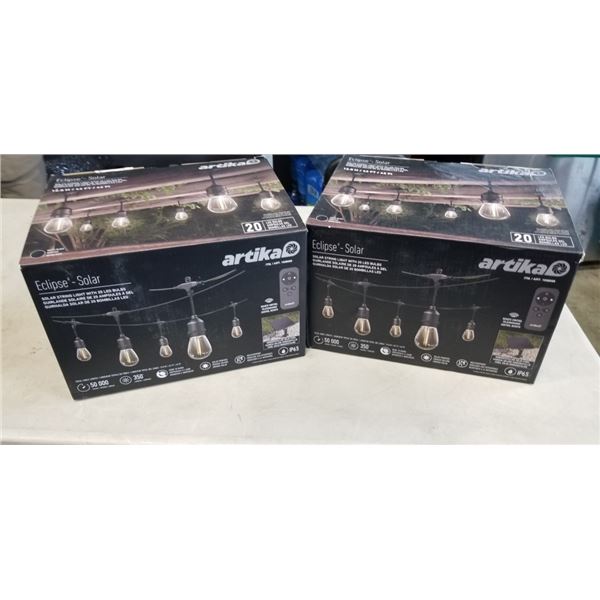 2 BOXES ARTIKA ECLIPSE STRING LIGHTS