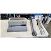 Image 1 : VINTAGE BINDING MACHINE AND TWO TRIPODS