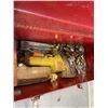 Image 3 : TOOL BOX WITH BRASS FITTINGS AND NAIL GUN