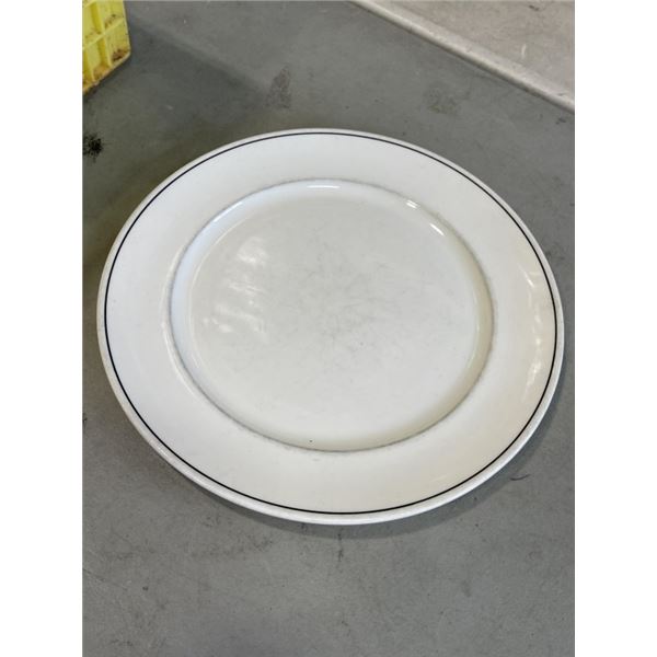 23 ROYAL DOULTON HOTEL PORCELAIN PLATES IN CRATE